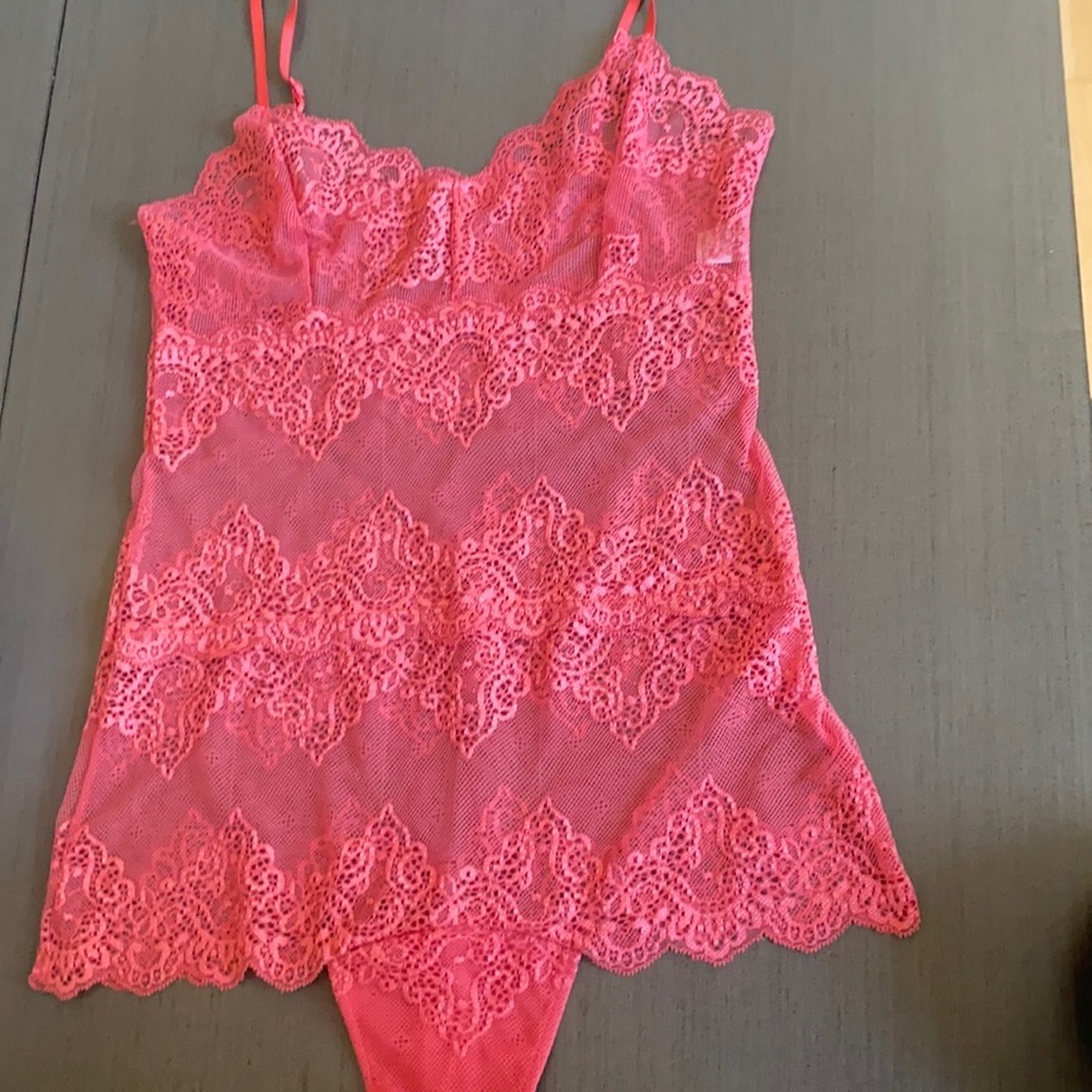 Lace cheeky bodysuit NWT
